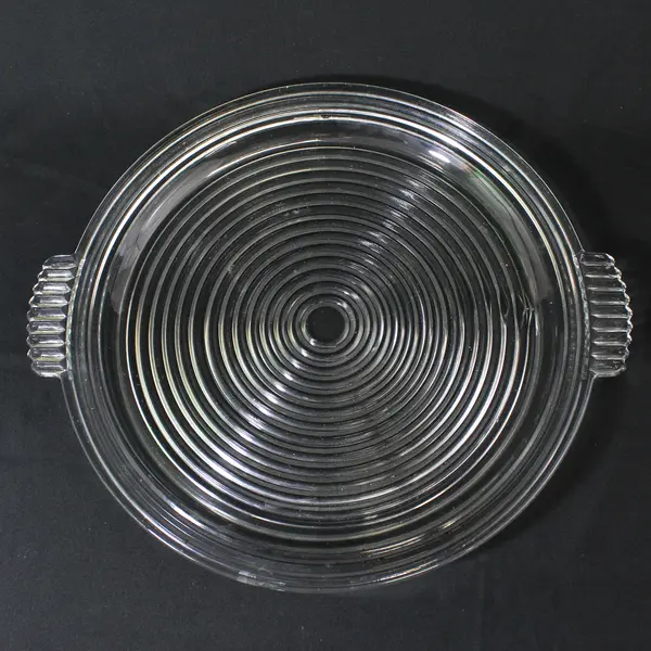 Anchor Hocking Manhattan Ribbed Glass 14" Serving Platter Tray