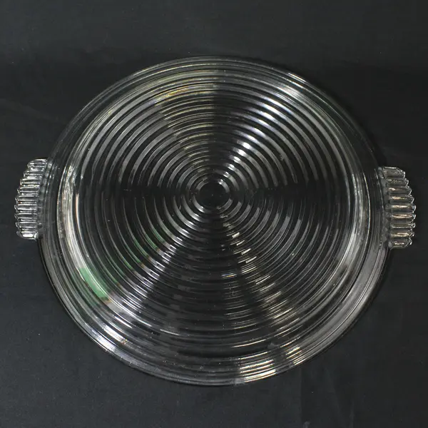 Anchor Hocking Manhattan Ribbed Glass 14" Serving Platter Tray