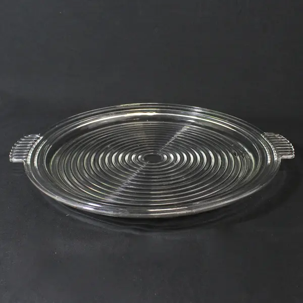 Anchor Hocking Manhattan Ribbed Glass 14" Serving Platter Tray