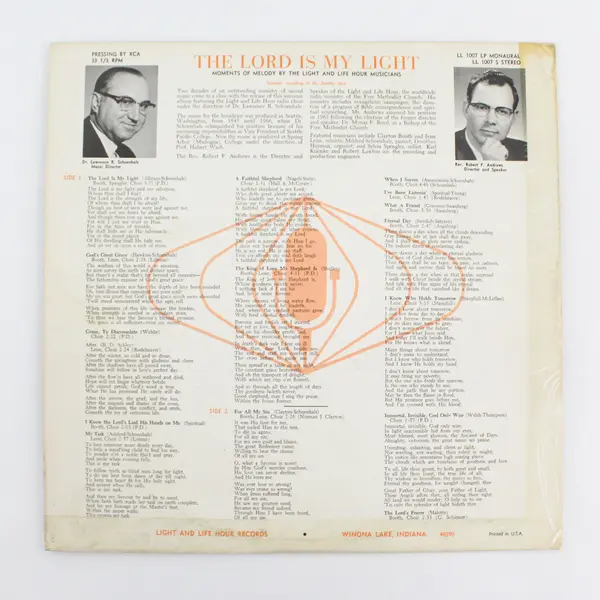 The Lord Is My Light 12" Vinyl Records