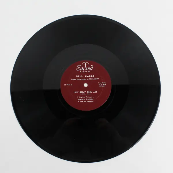 "Garden Of The Heart" 12" Vinyl Record Ralph Carmichael Singers Bill Carle