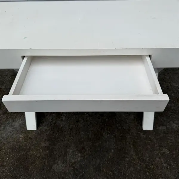 World Market White Josephine Work Desk  - Local Pickup Only