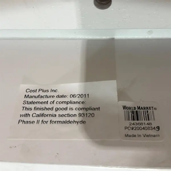 World Market White Josephine Work Desk  - Local Pickup Only