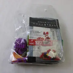 Nanoblock Santa Claus on Chimney Micro Brick Set Holiday Collectible