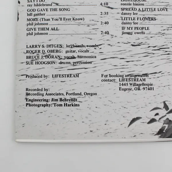 Lifestream "Two Places at One Time" 12" Vinyl Record