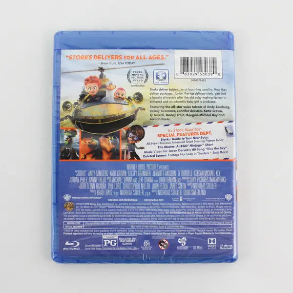 Storks (Blu-ray, 2016) Animated Family Movie - Brand New/Sealed