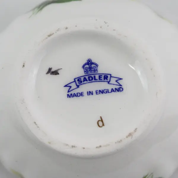 Sadler England Miniature Bone China February Yellow Violets Teapot