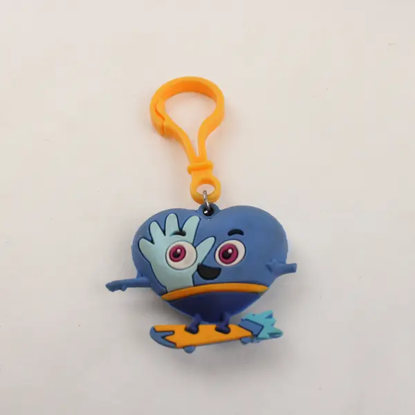 Lot of 4 Heart Heroes & Finn Warrior Keychains Collectible Modern