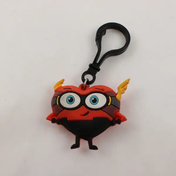 Lot of 4 Heart Heroes & Finn Warrior Keychains Collectible Modern