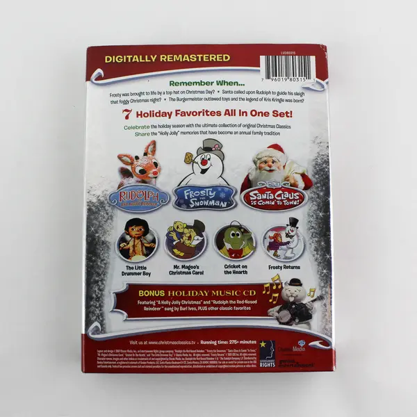 Original Christmas Classics 4-Disc DVD Set, Limited Keepsake Ed. 7 Holiday Favs.