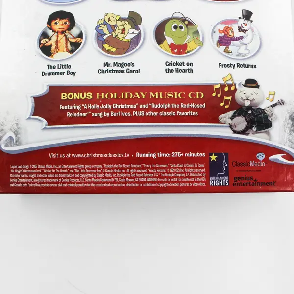 Original Christmas Classics 4-Disc DVD Set, Limited Keepsake Ed. 7 Holiday Favs.