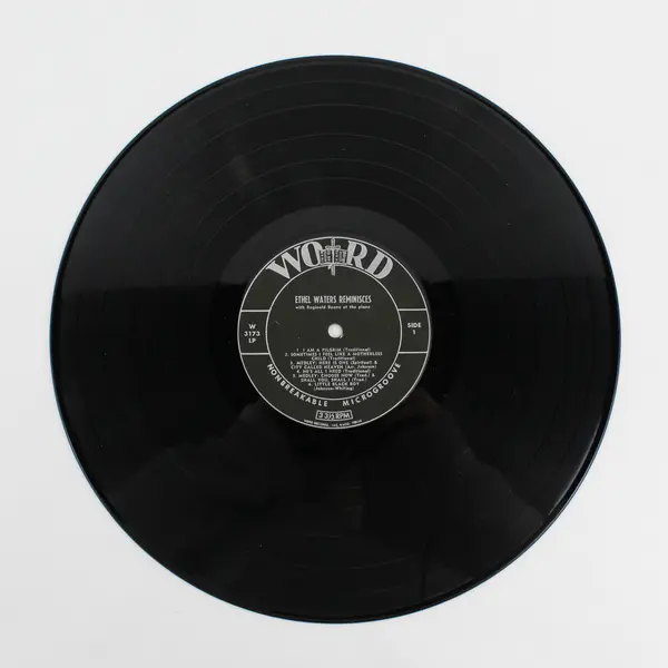 Ethel Waters Reminisces With Reginald Beane at the piano 12" Vinyl Record