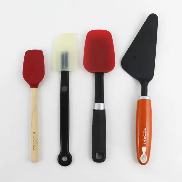 Lot Of 4 Mixed Branded Multicolor Spatula Kitchen Tool