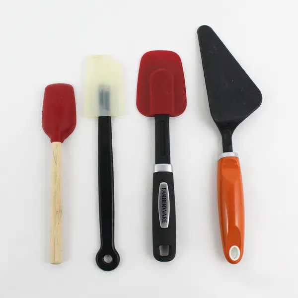 Lot Of 4 Mixed Branded Multicolor Spatula Kitchen Tool