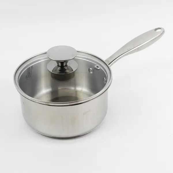 Michelangelo Cookware Stainless Steel Saucepan Matching Lid Induction
