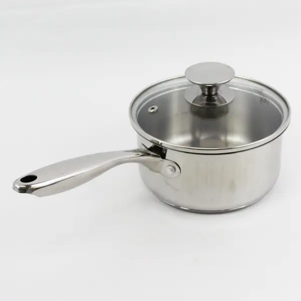 Michelangelo Cookware Stainless Steel Saucepan Matching Lid Induction