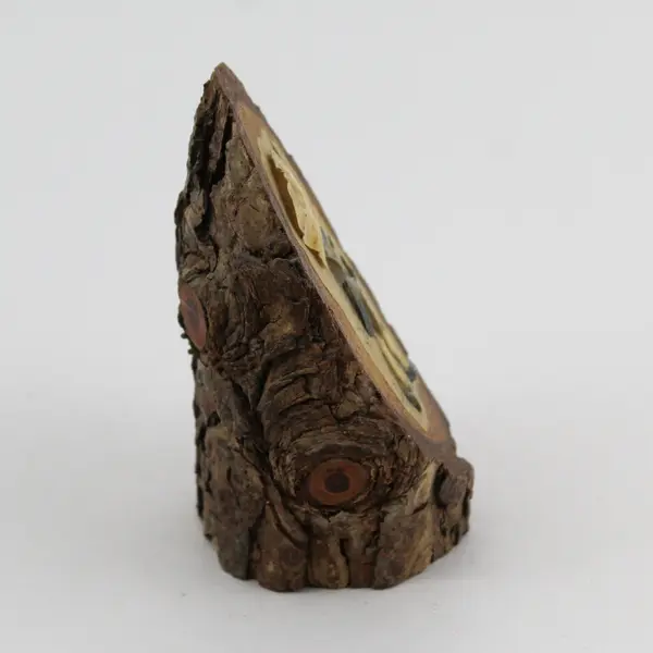 Vntage Holly Hobbie Decoupage or Shellacked Wood Slab Table or Dresser Plaque