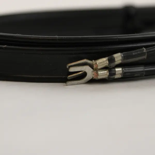 Black Electrical Cable with Terminal Connectors 6in Wire Repair