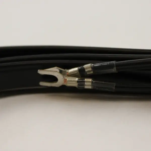 Black Electrical Cable with Terminal Connectors 6in Wire Repair