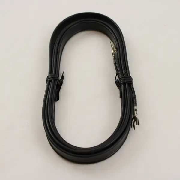 Black Electrical Cable with Terminal Connectors 6in Wire Repair