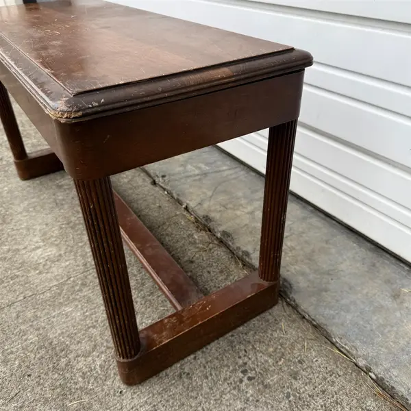 Vintage Dark Wood Piano Bench With Lift Up Storage- Local Pickup Only