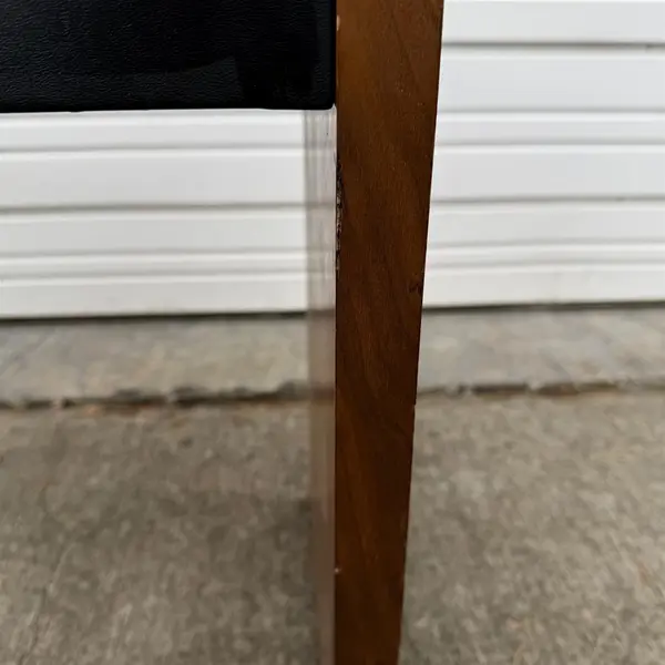 Vintage Black Pleather Piano Bench With Lift Top Storage- Local Pickup Only