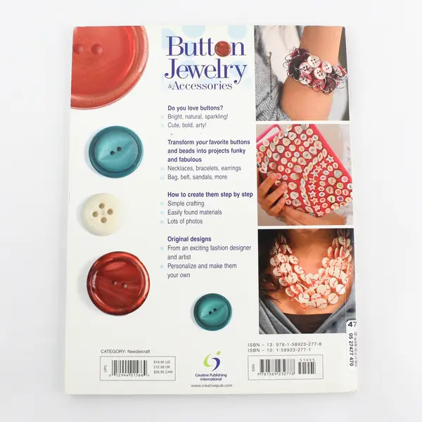 Button Jewelry & Accessories S/C Book, 2006: 22 Unique Projects Tair Parnes 