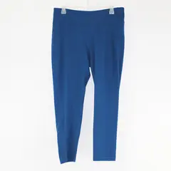 Tek Gear Essential Soft Solid Blue Color Leggings Activewear Women's Size XXL