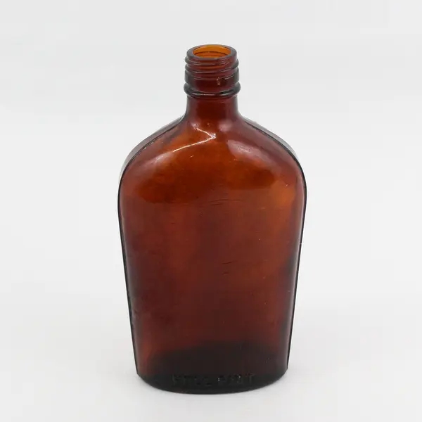 Vintage Laird Full Pint Amber Screw Top Liquor Bottle