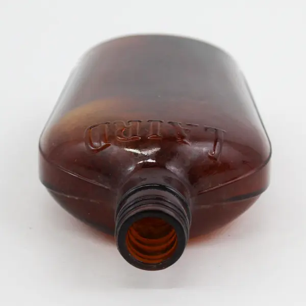 Vintage Laird Full Pint Amber Screw Top Liquor Bottle