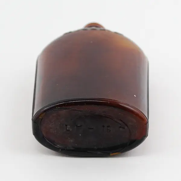Vintage Laird Full Pint Amber Screw Top Liquor Bottle