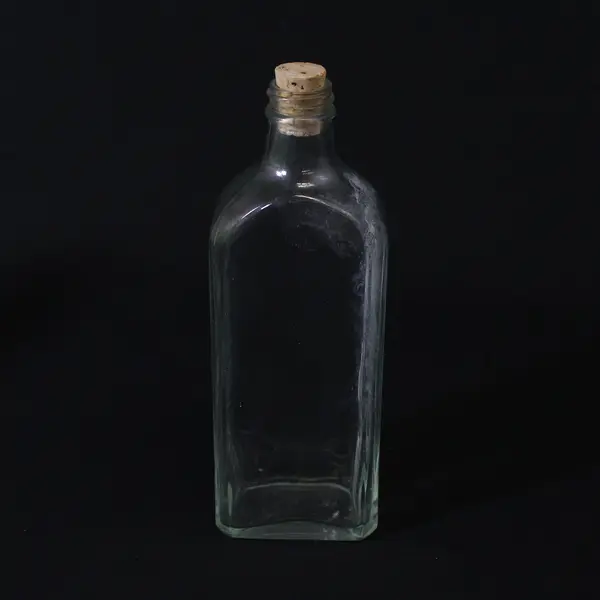 2 Vintage clear Glass Pharmaceutical Bottles Lydia Pinkham And R.W. Pierce