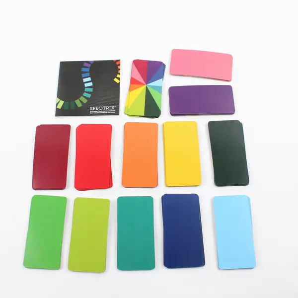 Spectrix Colorful Party Card Game - Twist on Rummy - Pre-Owned