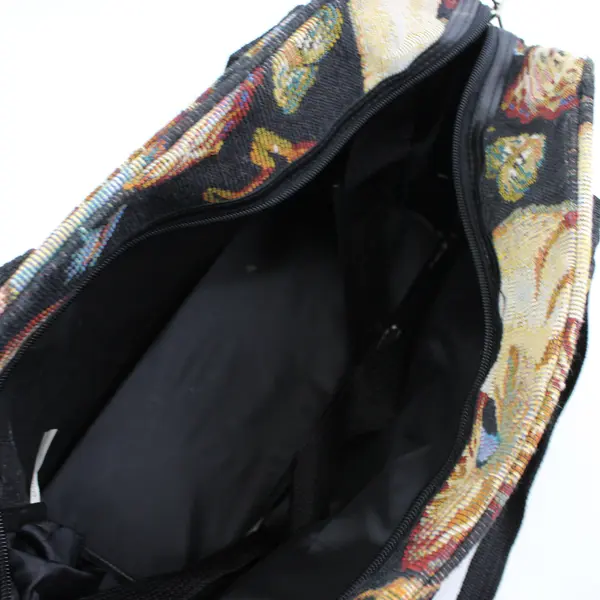 Sea Shell Tapestry Tote Bag With 2 Outer Pockets