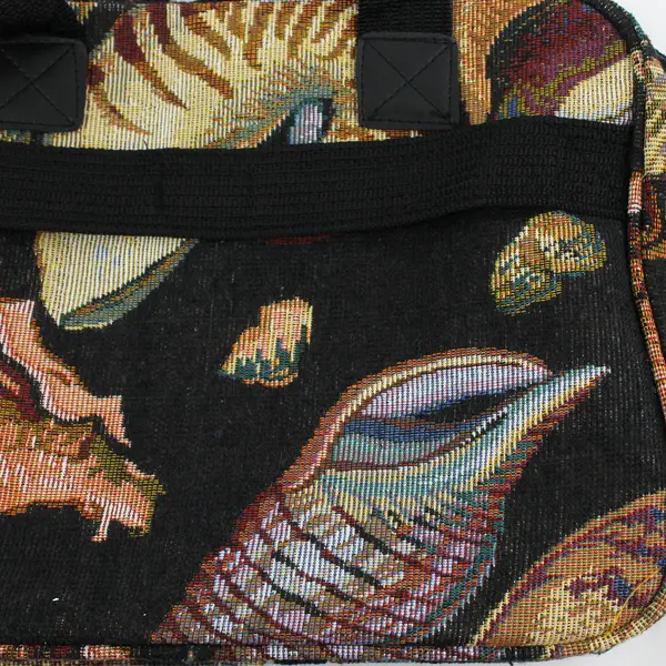 Sea Shell Tapestry Tote Bag With 2 Outer Pockets