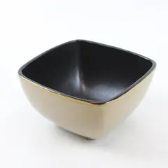 Home Trends Rave Taupe Square Cereal Bowl 5 7/8" x 3 3/8"