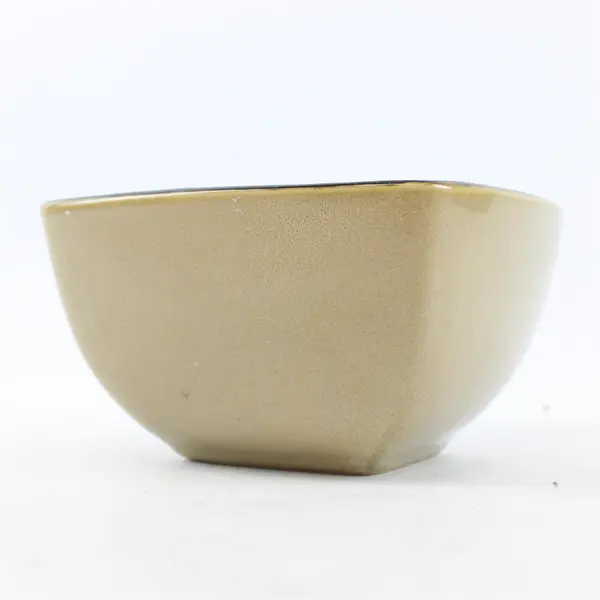 Home Trends Rave Taupe Square Cereal Bowl 5 7/8" x 3 3/8"
