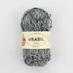Skein of Vintage Brasil Kokon Yarn from Germany #29029 Grey, New 