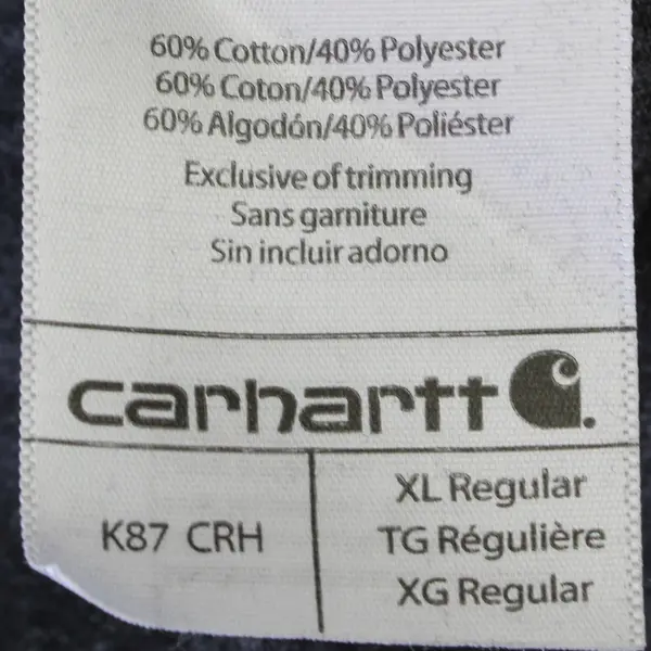 Carhartt Gray Speckled Original Fit "ATS" Printed Short Sleeve T-Shirt Men's XL