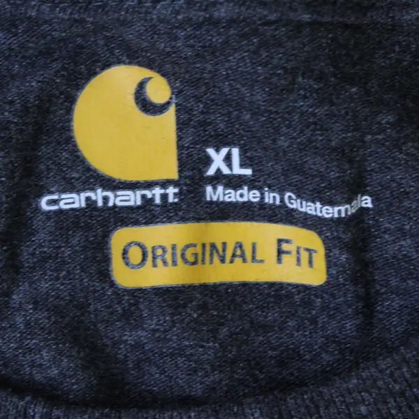 Carhartt Gray Speckled Original Fit "ATS" Printed Short Sleeve T-Shirt Men's XL