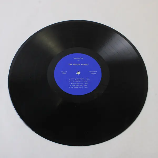 The Diller Family "Sunset" 12" Vinyl Record