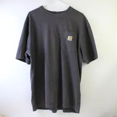 Carhartt Solid Gray Color Original Fit  Short Sleeve T-Shirt Men' Size L Regular