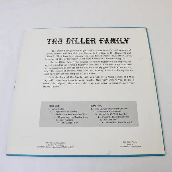 The Diller Family 12" Vinyl Record