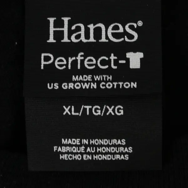 Hanes Black "I'm Thinking" Load Icon Print Short Sleeve Perfect T-Shirt Men's XL