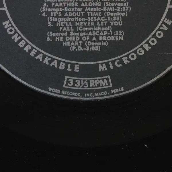 The White Sisters "Bless This House" 12" Vinyl Record 