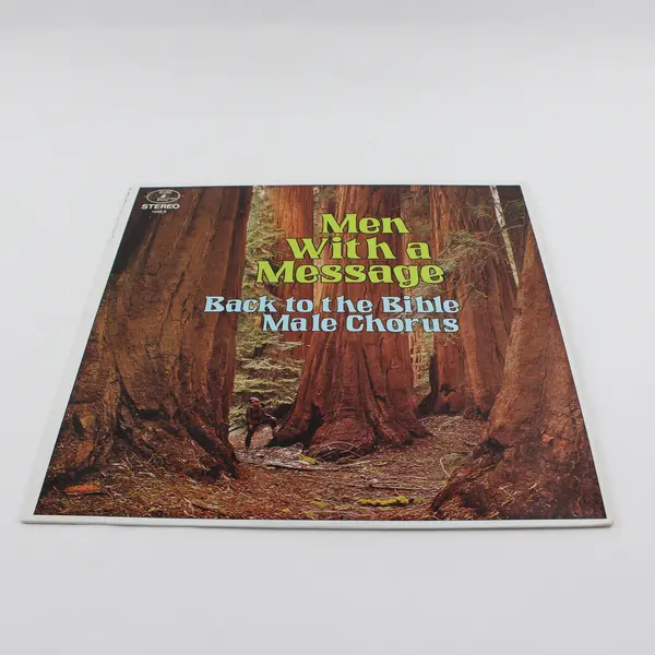Men With A Message Back To The Bible Male Chorus 12" Vinyl Record