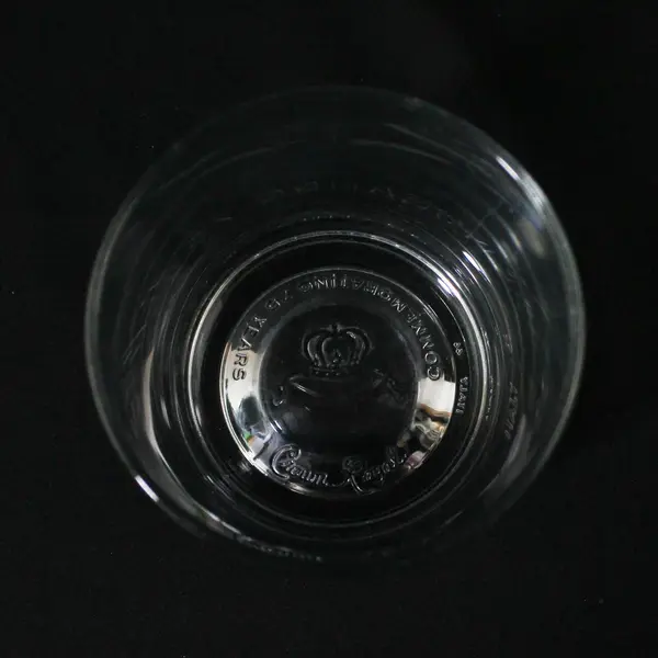 CROWN ROYAL Rocks Glass 75th Anniversary Commemorative  Made in Italy.