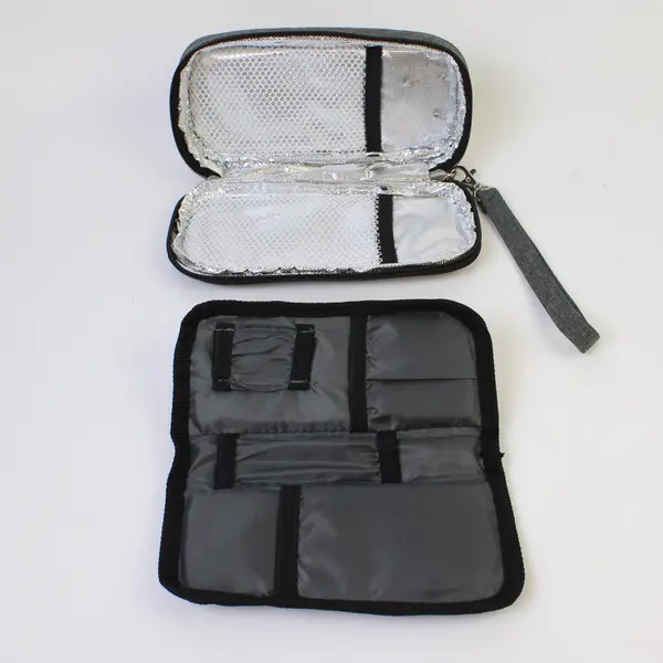 Apollo Walker Insulin Cooler Travel Case Portable Insulated Grey New
