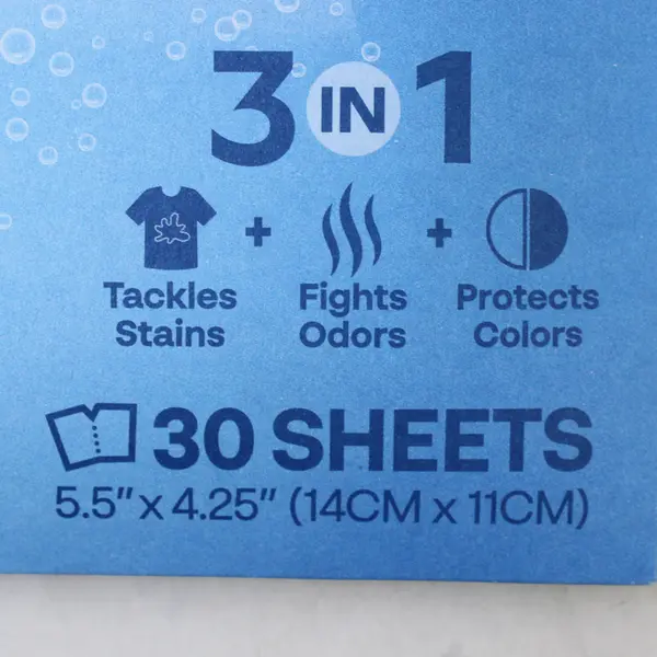 New Laundry Detergent Sheets Fresh Scent 60 Loads Eco Travel Stain Remover