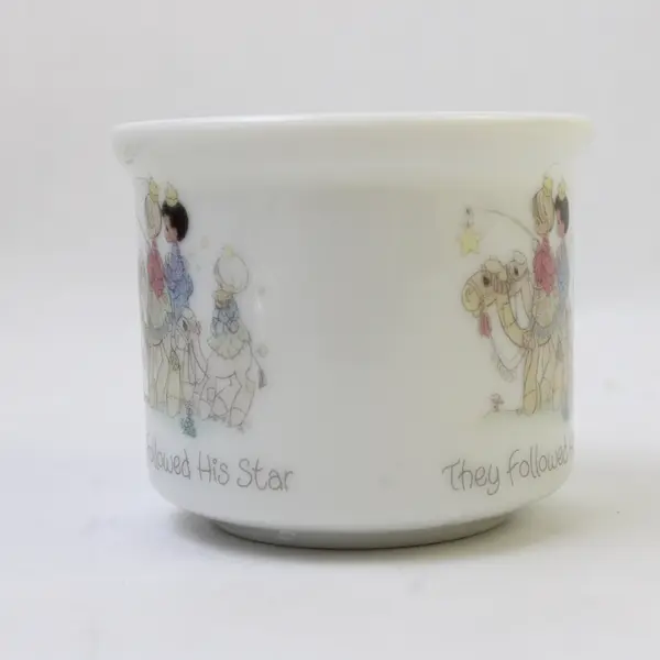 1986 Enesco Precious Moments Candle Holder “They Followed His Star “